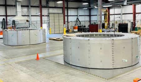 Transco Products manufactures insulation for the advanced AP1000® modular reactor, including this insulation needed for the reactor vessel.