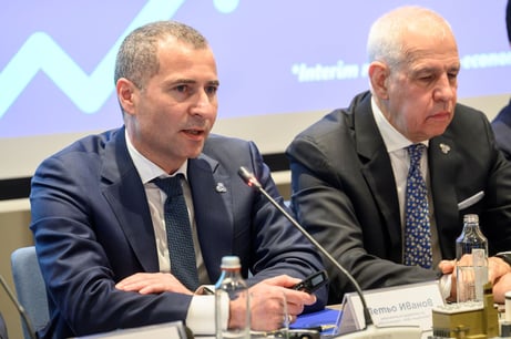Petyo Ivanov, Executive Director of Kozloduy NPP - New Build; and Alex Nestor, Chairman of the Board of Directors of Kozloduy NPP - New Build;