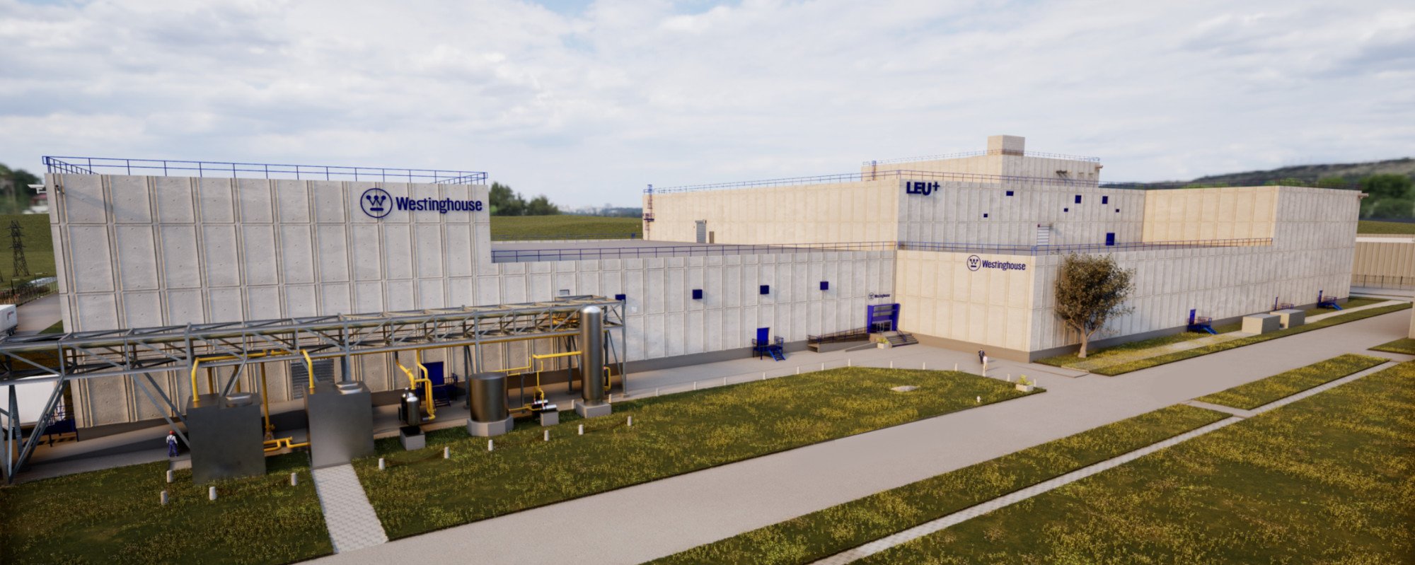 Rendering of new Westinghouse LEU+ Facility in Hopkins, SC