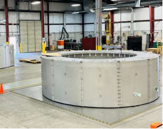 Transco Products manufactures insulation for the advanced AP1000® modular reactor, including this insulation needed for the reactor vessel.