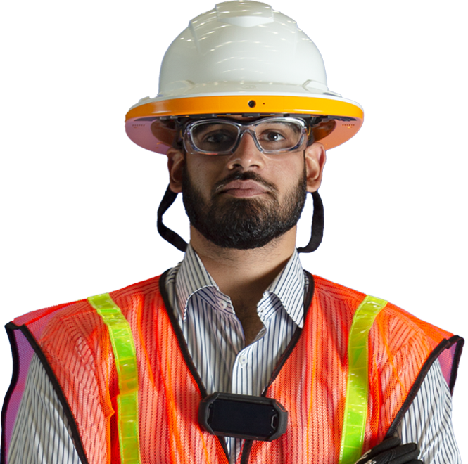 Man wearing WeConnect System